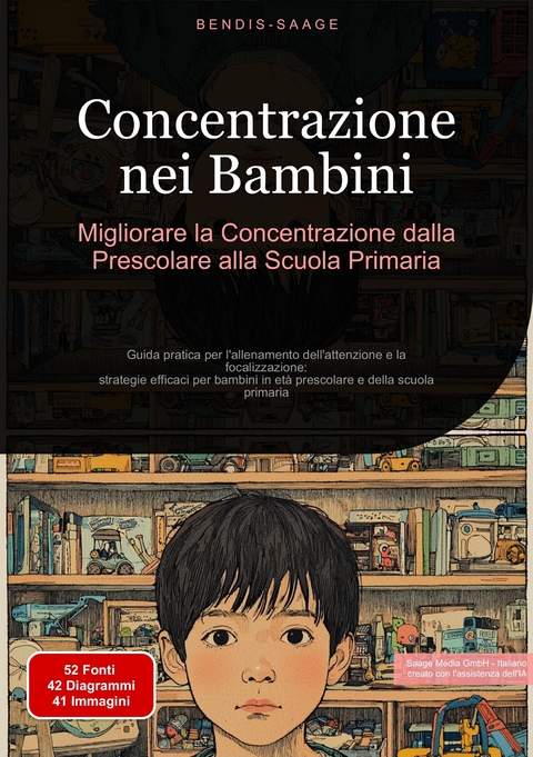 Concentrazione nei Bambini: Migliorare la Concentrazione dalla Prescolare alla Scuola Primaria - Bendis A. I. Saage - Italiano