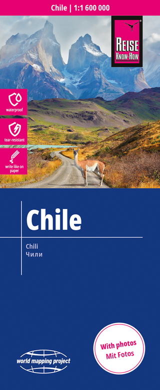 Reise Know-How Landkarte Chile (1:1.600.000)