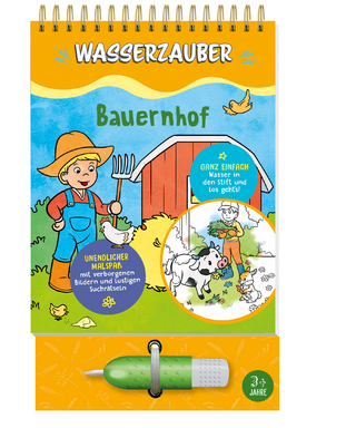 Bauernhof Wasserzauber Malbuch