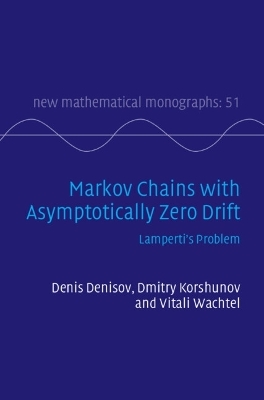 Markov Chains with Asymptotically Zero Drift - Denis Denisov, Dmitry Korshunov, Vitali Wachtel
