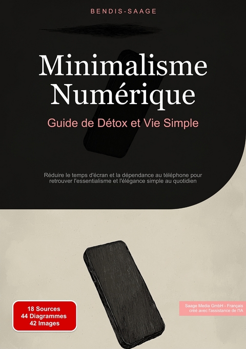 Minimalisme Numérique: Guide de Détox et Vie Simple - Bendis A. I. Saage - Français
