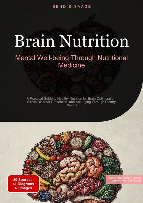 Brain Nutrition: Mental Well-being Through Nutritional Medicine - Bendis A. I. Saage - English