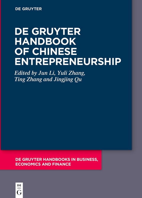 De Gruyter Handbook of Chinese Entrepreneurship - 