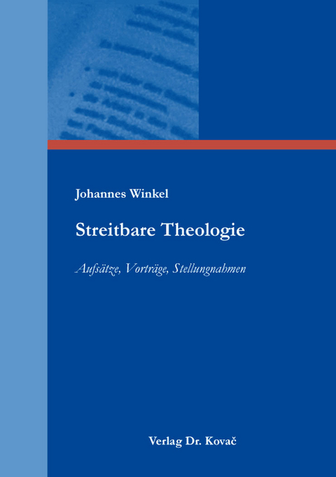Streitbare Theologie - Johannes Winkel