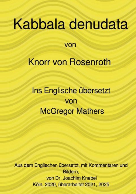 Kabbala denudata - Christian Knorr von Rosenroth