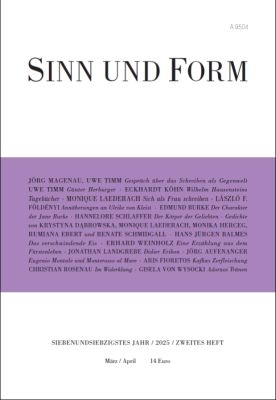 Sinn und Form 2/2025