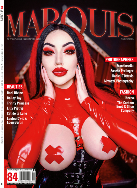 MARQUIS Magazine No. 84- Fetish, Fashion, Latex & Lifestyle -- Englische Ausgabe - 