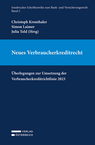 Neues Verbraucherkreditrecht