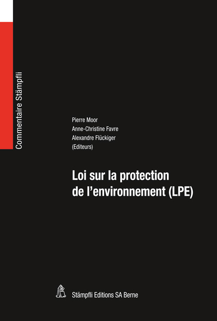 Loi sur la protection de l'environnement - 