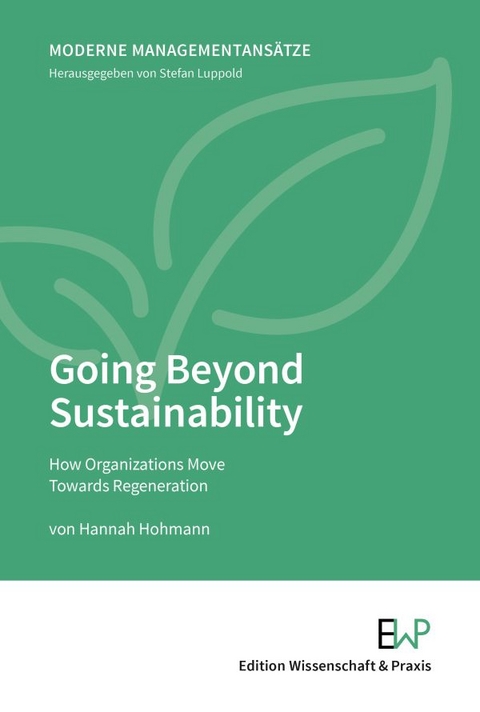 Going Beyond Sustainability - Hannah Hohmann