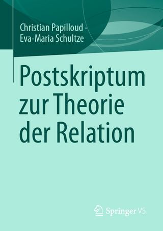 Postskriptum zur Theorie der Relation
