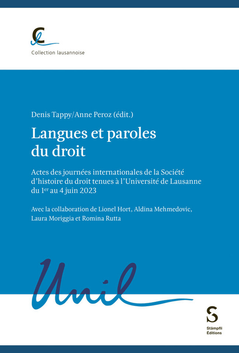 Langues et paroles du droit - 