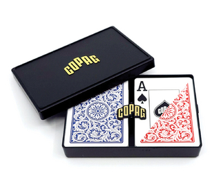 COPAG Elite - Jumbo Face - 2 index - Blue/Red Double-Deck