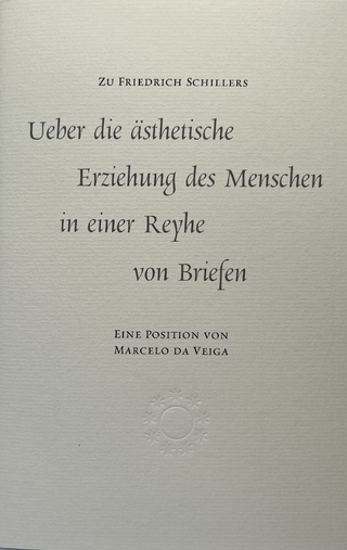 Schiller als idealistischer Anthropogenetiker