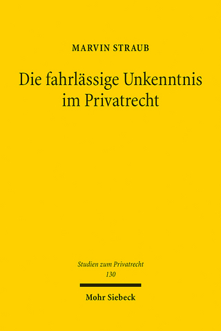 Die fahrlässige Unkenntnis im Privatrecht