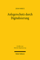 Anlegerschutz durch Digitalisierung - Zeno Wirtz