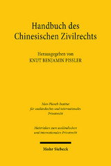 Handbuch des chinesischen Zivilrechts - 
