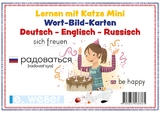 Grundwortschatz DAZ Wort-Bild-Karten Deutsch-Englisch-Russisch