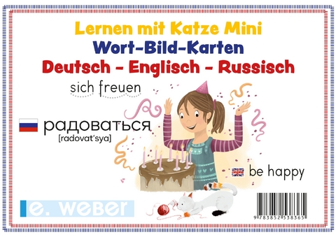 Grundwortschatz DAZ Wort-Bild-Karten Deutsch-Englisch-Russisch