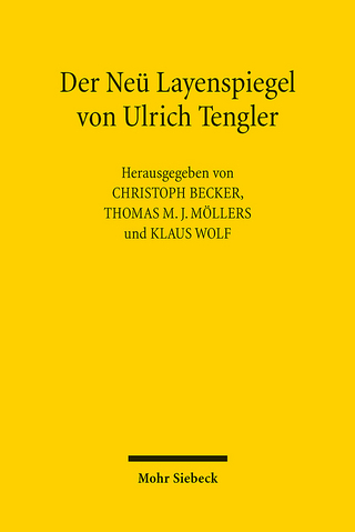 Der Neü Layenspiegel von Ulrich Tengler