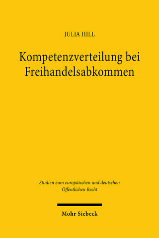 Kompetenzverteilung bei Freihandelsabkommen