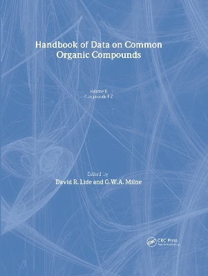 Handbook of Data on Common Organic Compounds
