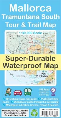 Mallorca - Tramuntana South Tour & Trail Map