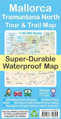 Mallorca - Tramuntana North Tour & Trail Map