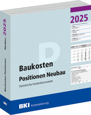 BKI Baukosten Neubau 2025 - Teil 3 Positionen