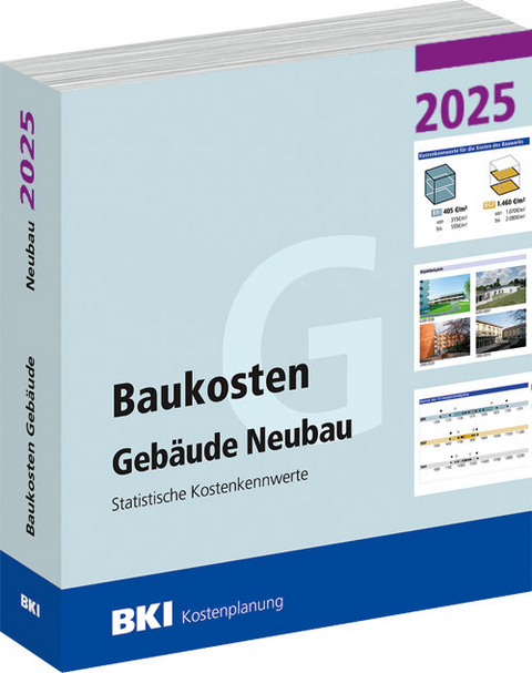 BKI Baukosten Geb&auml;ude Neubau 2025 - Teil 1 Geb&auml;ude - 