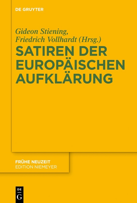 Satiren der europ&auml;ischen Aufkl&auml;rung - 