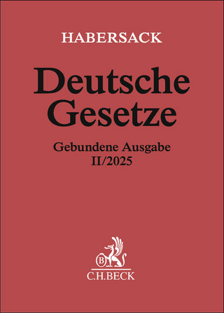 Deutsche Gesetze Gebundene Ausgabe II/2025