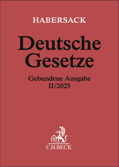 Deutsche Gesetze Gebundene Ausgabe II/2025 - 