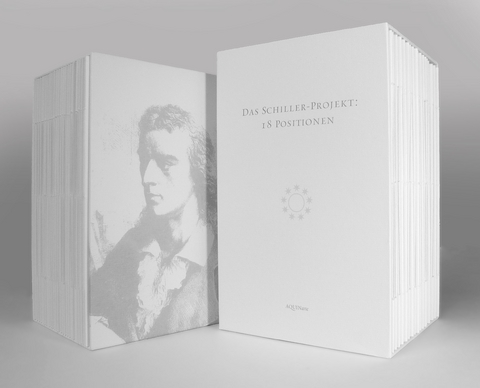 DAS SCHILLER-PROJEKT: 18 POSITIONEN - Marjana Gaponenko, Christian Graf, Johanna Hueck, Eduard Kaeser, Ulrich Kaiser, Andreas Laudert, Salvatore Lavecchia, Stefan Matuschek, Adolf Muschg, R&uuml;diger Safranski, Konstantin Sakkas, Helene Schaefermeyer, Elmar Schenkel, Martin Seel, Karen Swassjan, Albert Vinzens, Stefan Weishaupt, Marcelo da Veiga