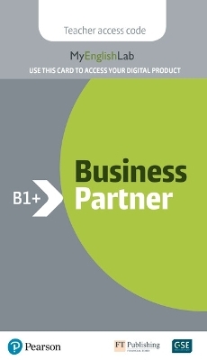 Business Partner B1+ Teacher's Dual MyEnglishLab Online Access Card