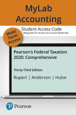Pearson's Federal Taxation 2020 Comprehensive - Timothy Rupert, Kenneth Anderson, David Hulse