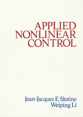 Applied Nonlinear Control - Jean-Jacques Slotine, Weiping Li