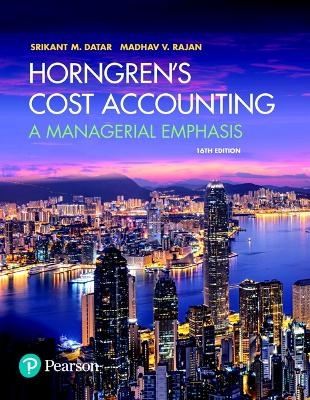 Revel for Horngren's Cost Accounting - Srikant Datar, Madhav Rajan