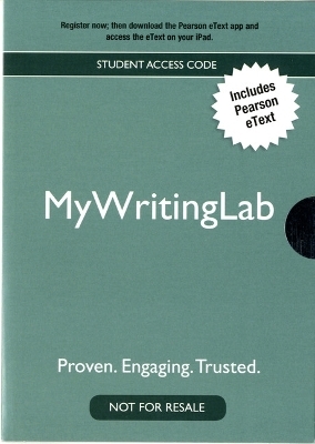 MyLab Writing with Pearson eText -- Valuepack Access Card