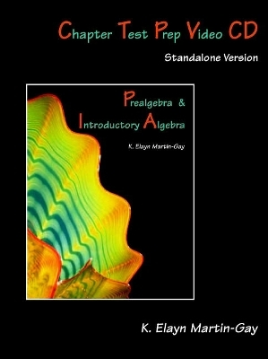 Chapter Test Prep Video CD  Standalone - Elayn Martin-Gay
