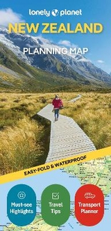 Lonely Planet New Zealand Planning Map - Lonely Planet