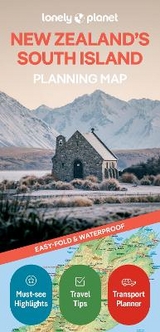 Lonely Planet New Zealand's South Island Planning Map - Lonely Planet