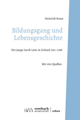 Bildungsgang und Lebensgeschichte - Heinrich Bosse