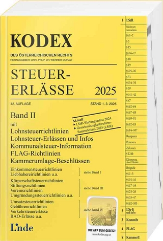 KODEX Steuer-Erlässe 2025, Band II