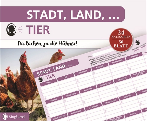 Stadt, Land, Tier -  SingLiesel Verlag