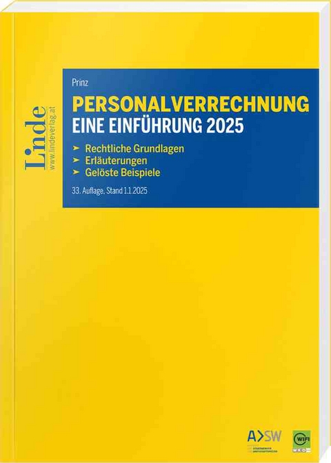 Personalverrechnung: eine Einf&uuml;hrung 2025 - Irina Prinz