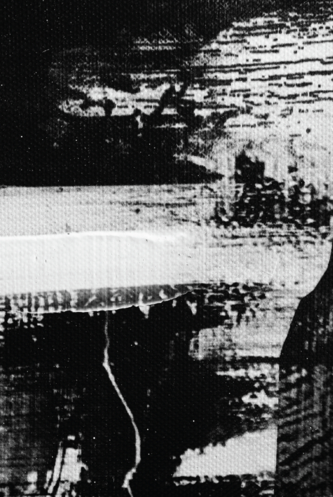 Journal in Schwarz und Wei&szlig; mit Fingerlabyrinthe