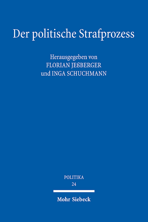 Der politische Strafprozess - 