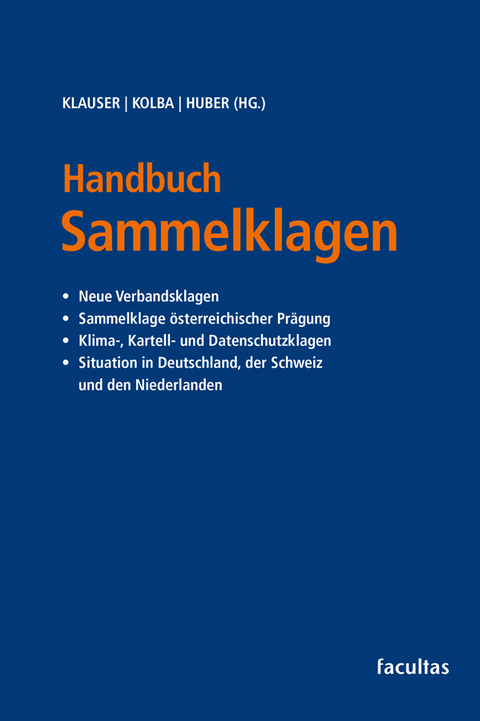 Handbuch Sammelklagen - 