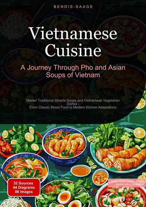 Vietnamese Cuisine: A Journey Through Pho and Asian Soups of Vietnam - Bendis A. I. Saage - English